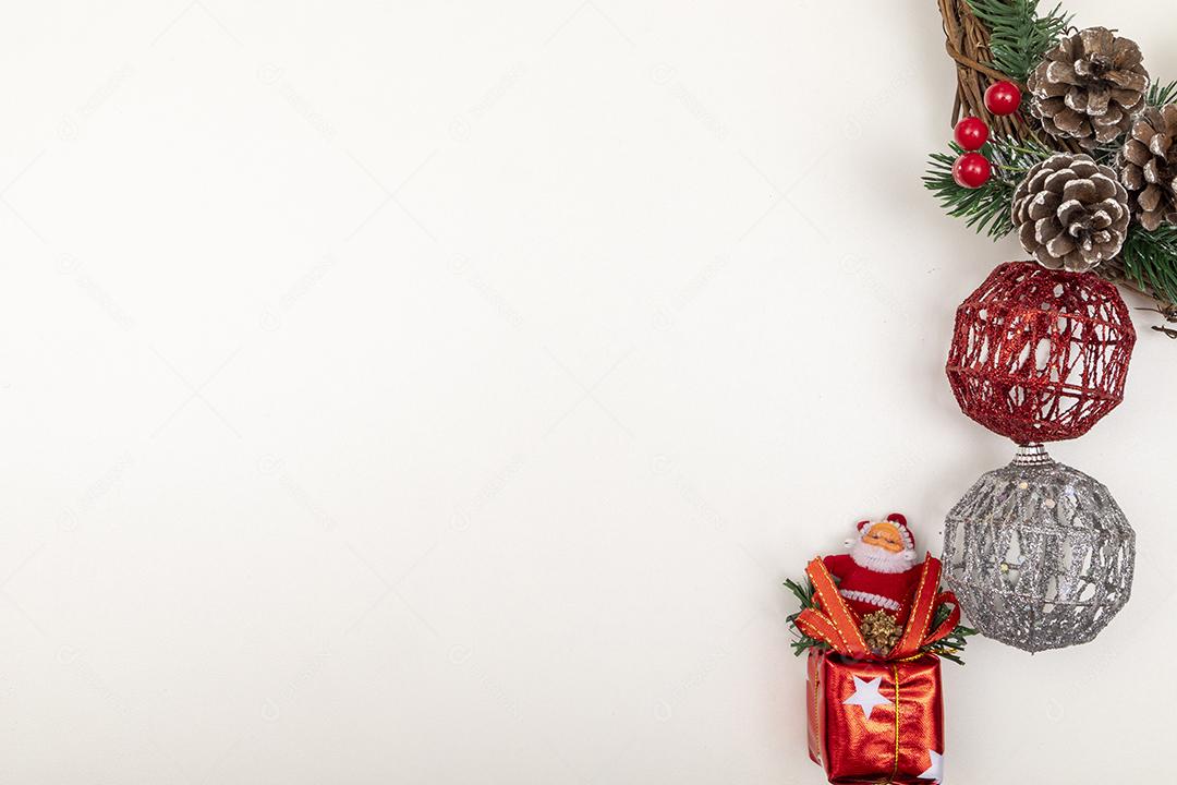 Fundo de Natal. Vista superior Imagem JPG