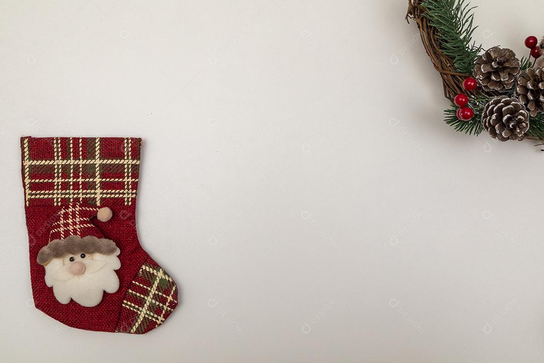 Fundo de Natal. Vista superior Imagem JPG