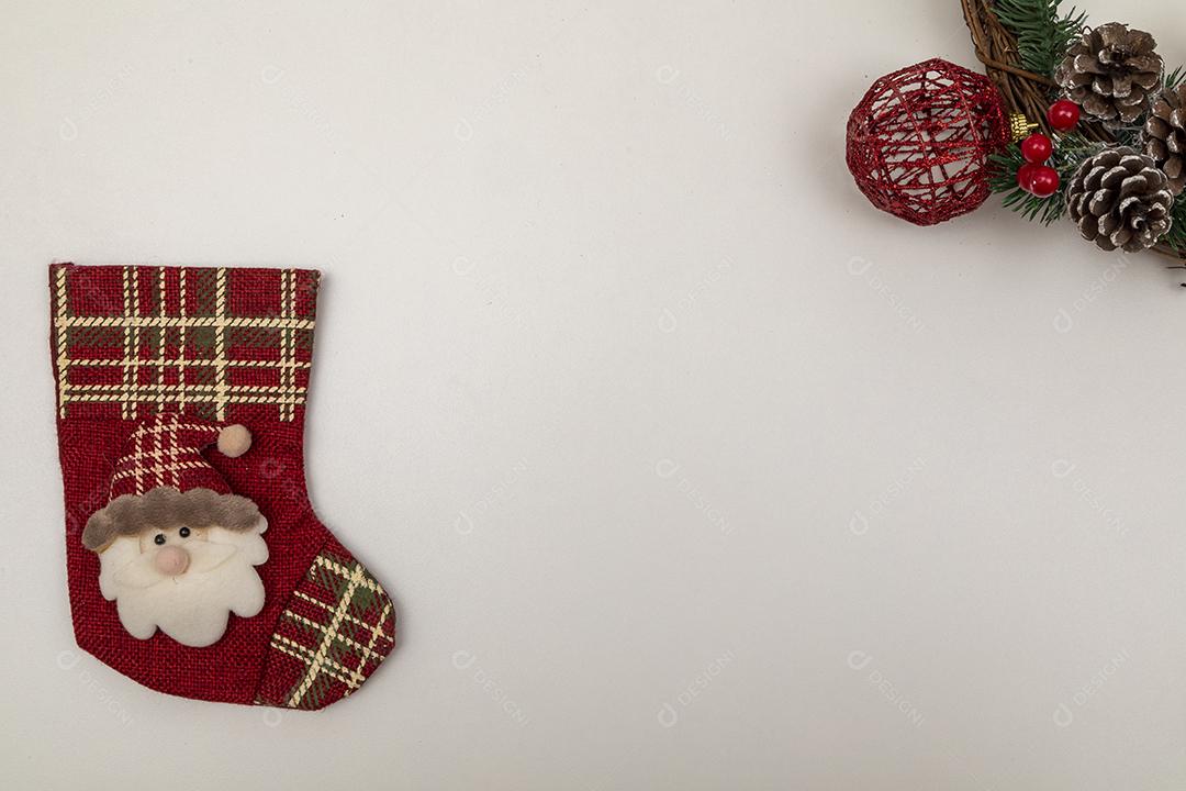 Fundo de Natal. Vista superior Imagem JPG