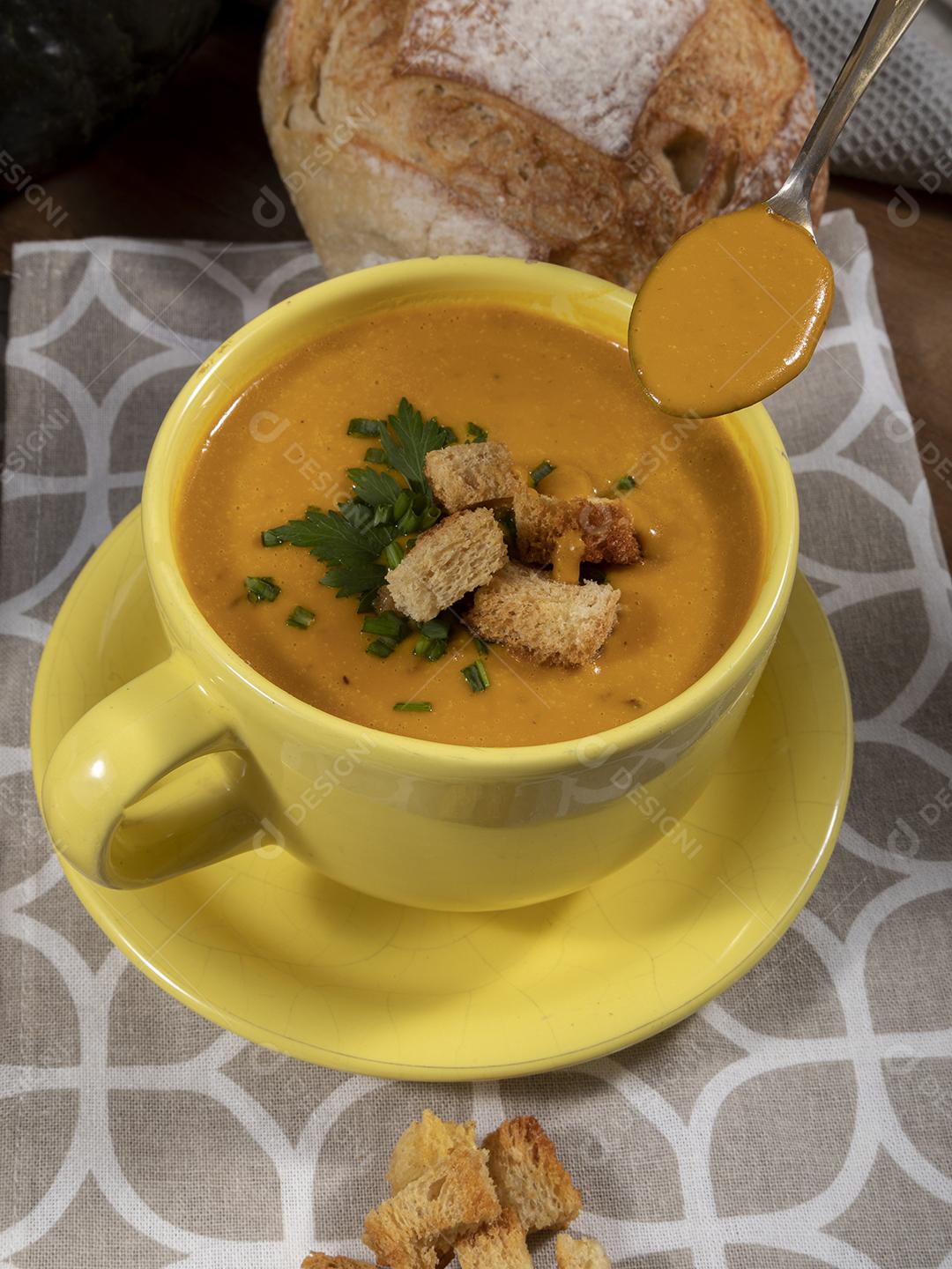 Caldo de Abóbora Imagem JPG