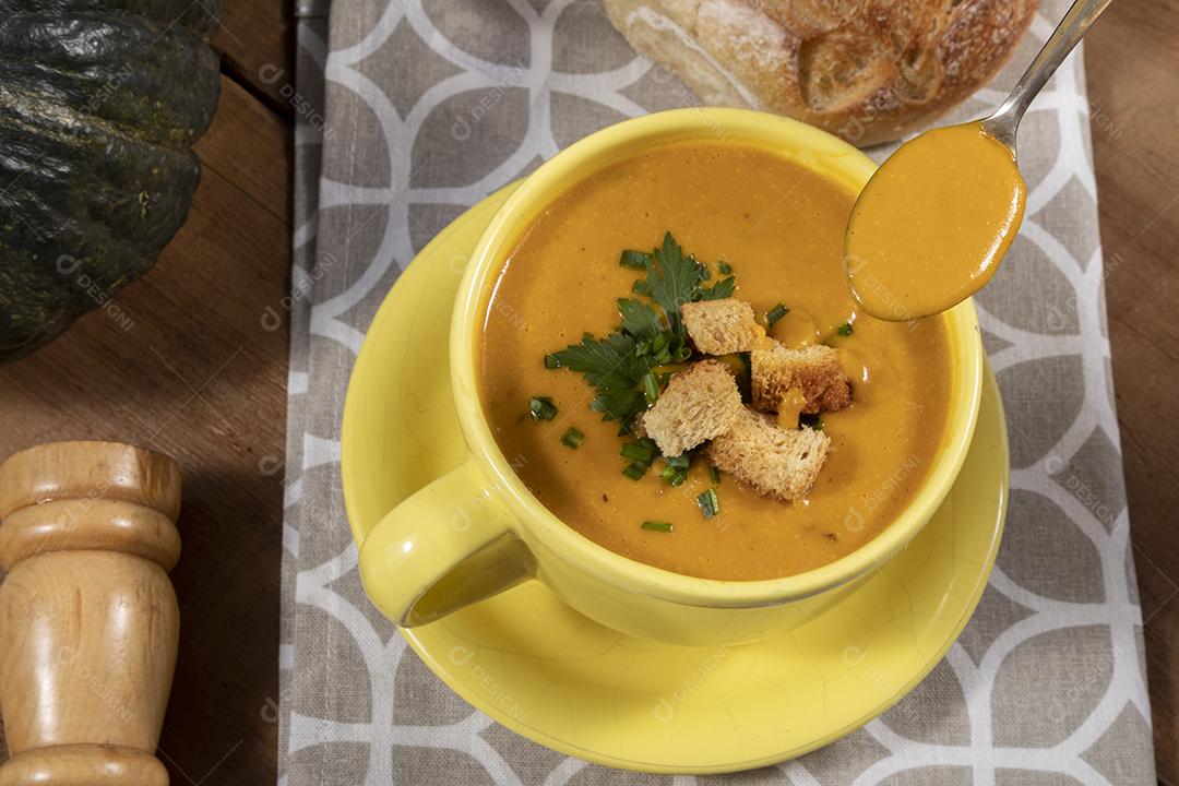 Caldo de Abóbora Imagem JPG