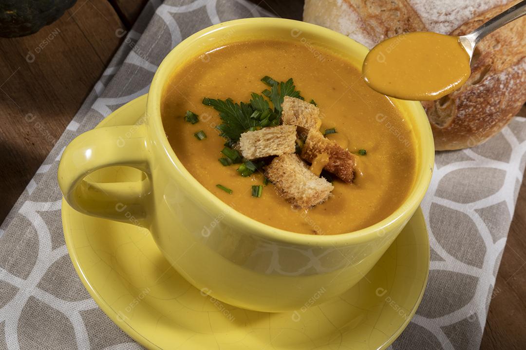 Caldo de Abóbora Imagem JPG