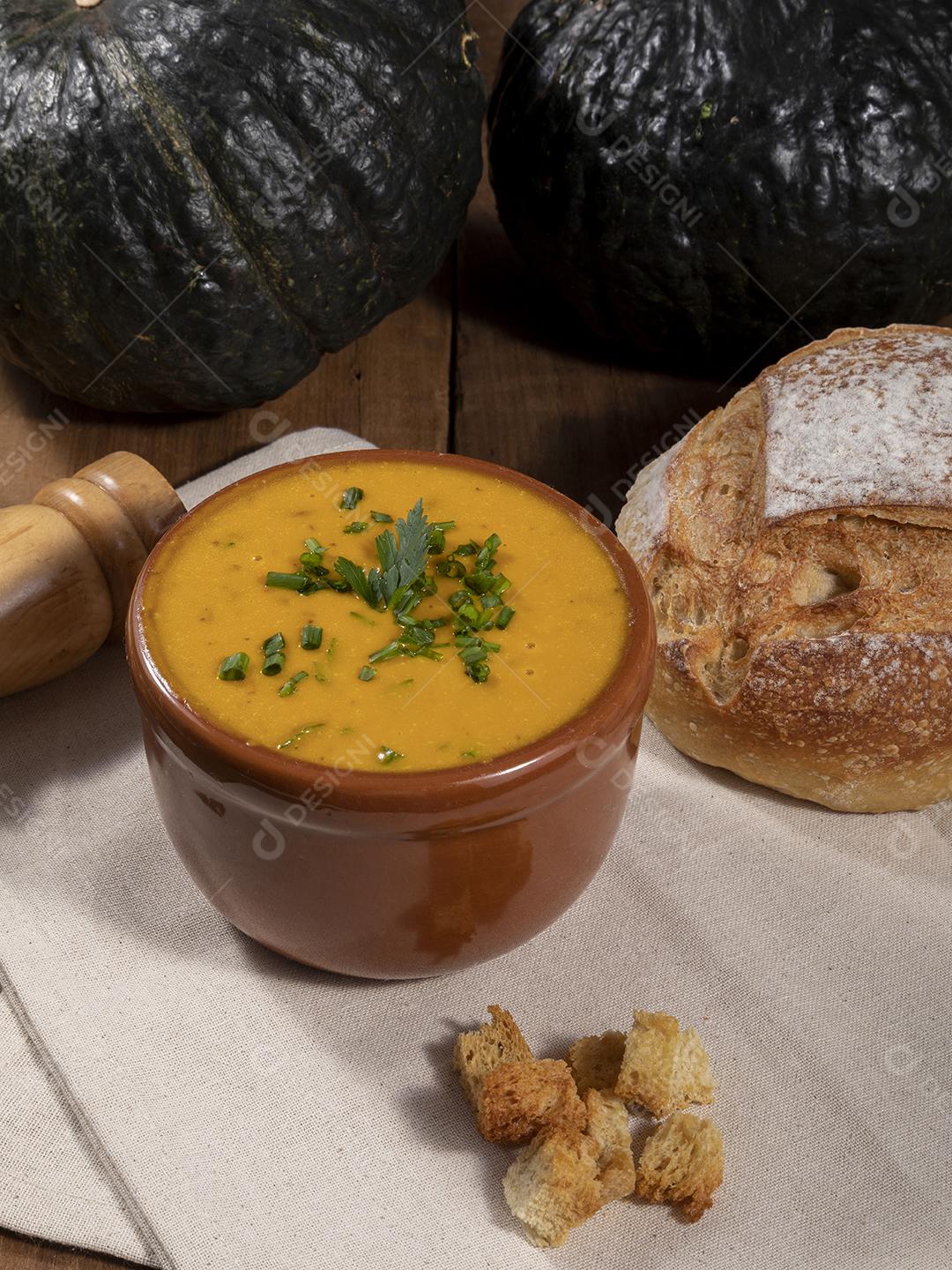 Caldo de Abóbora Imagem JPG