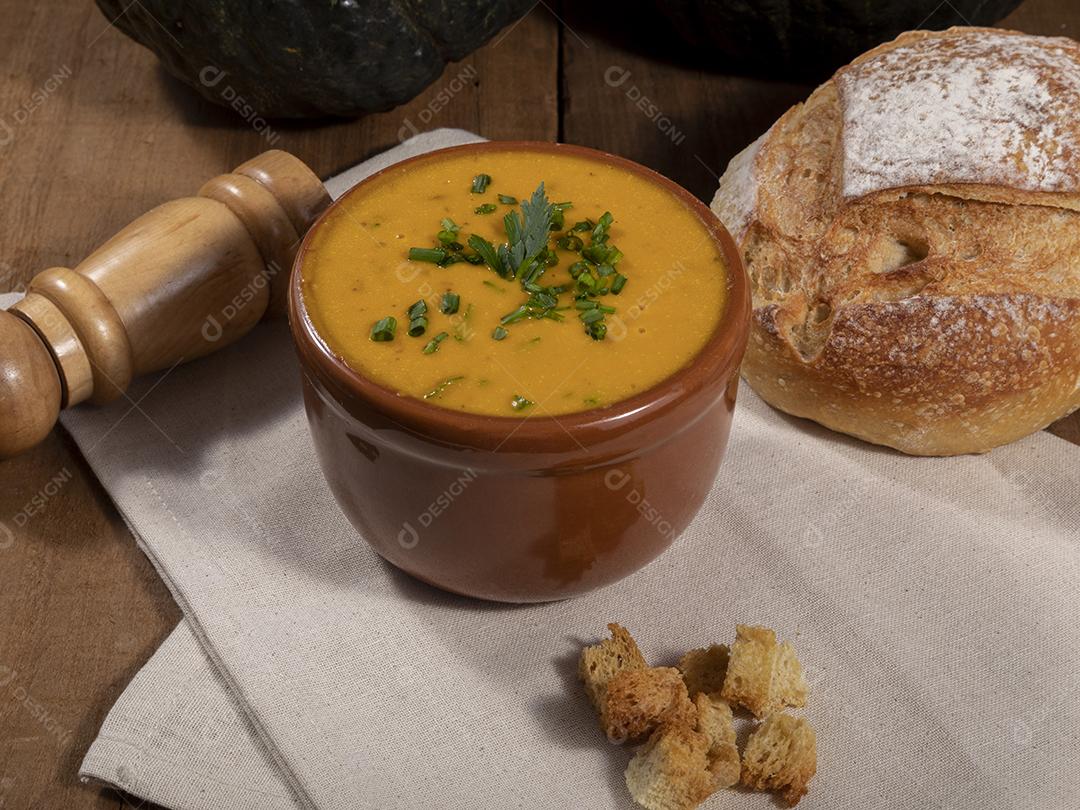 Caldo de Abóbora Imagem JPG