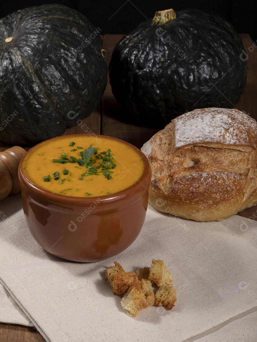 Caldo de Abóbora Imagem JPG