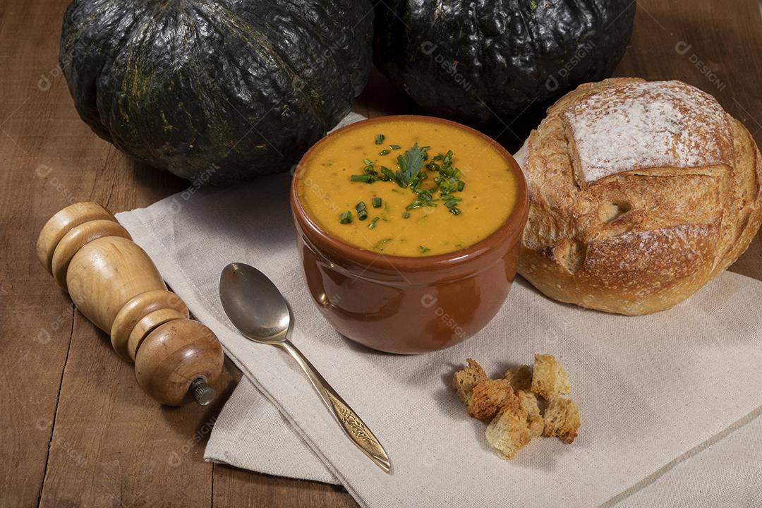 Caldo de Abóbora Imagem JPG