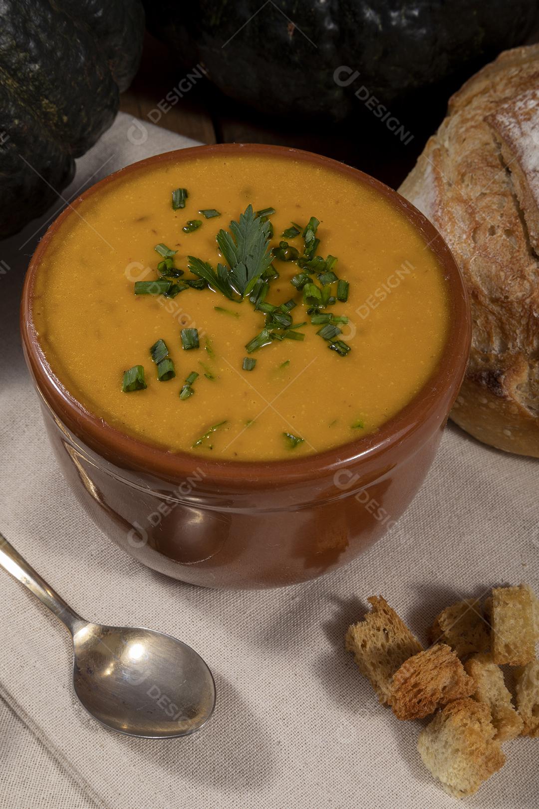 Caldo de Abóbora Imagem JPG