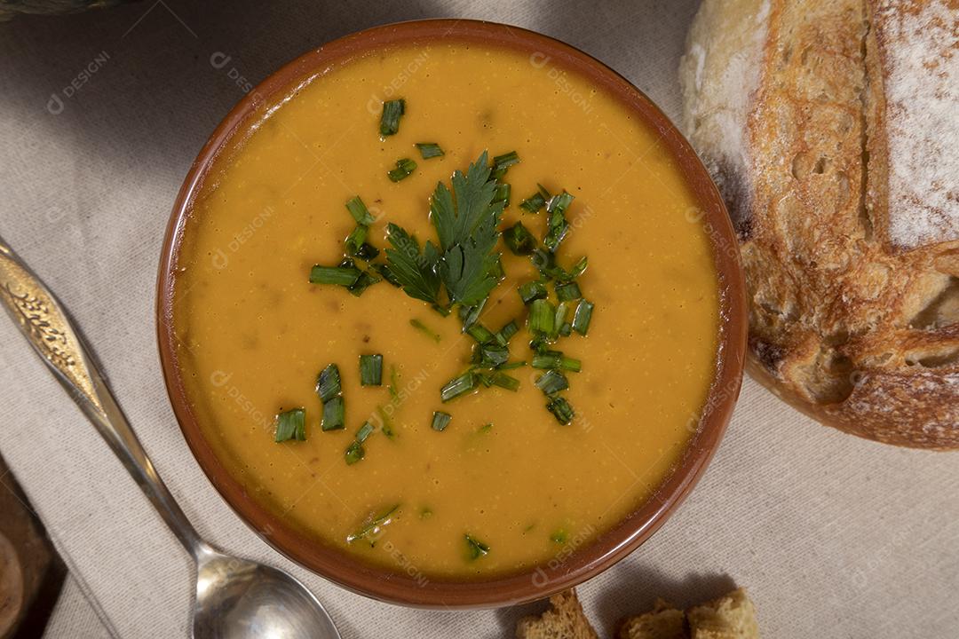 Caldo de Abóbora Imagem JPG