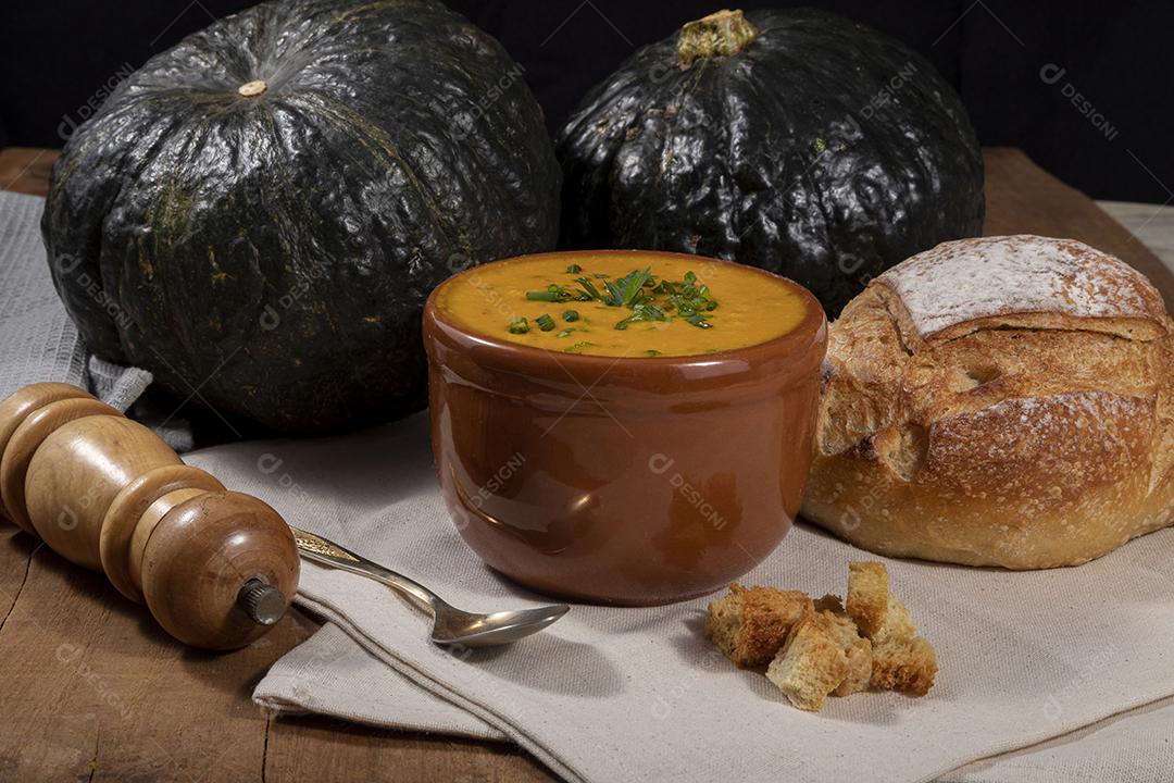 Caldo de Abóbora Imagem JPG