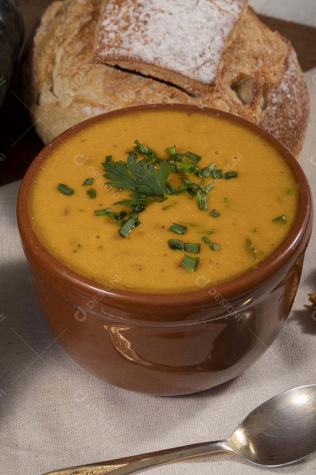 Caldo de Abóbora Imagem JPG