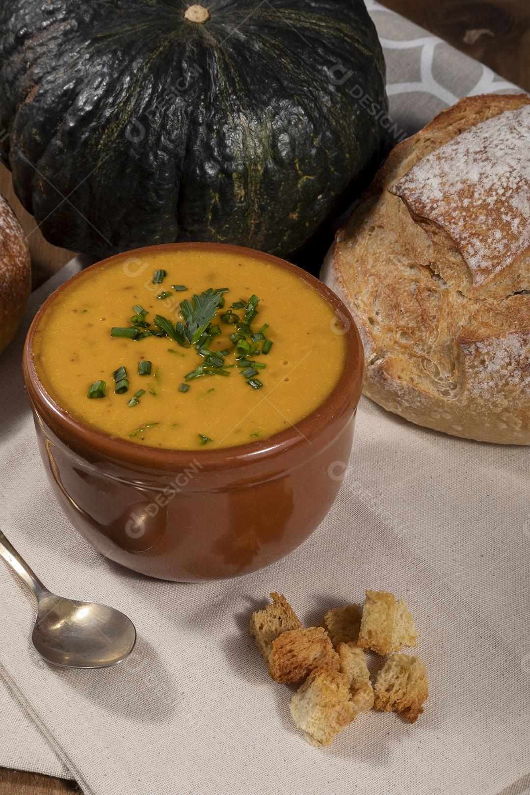 Caldo de Abóbora Imagem JPG