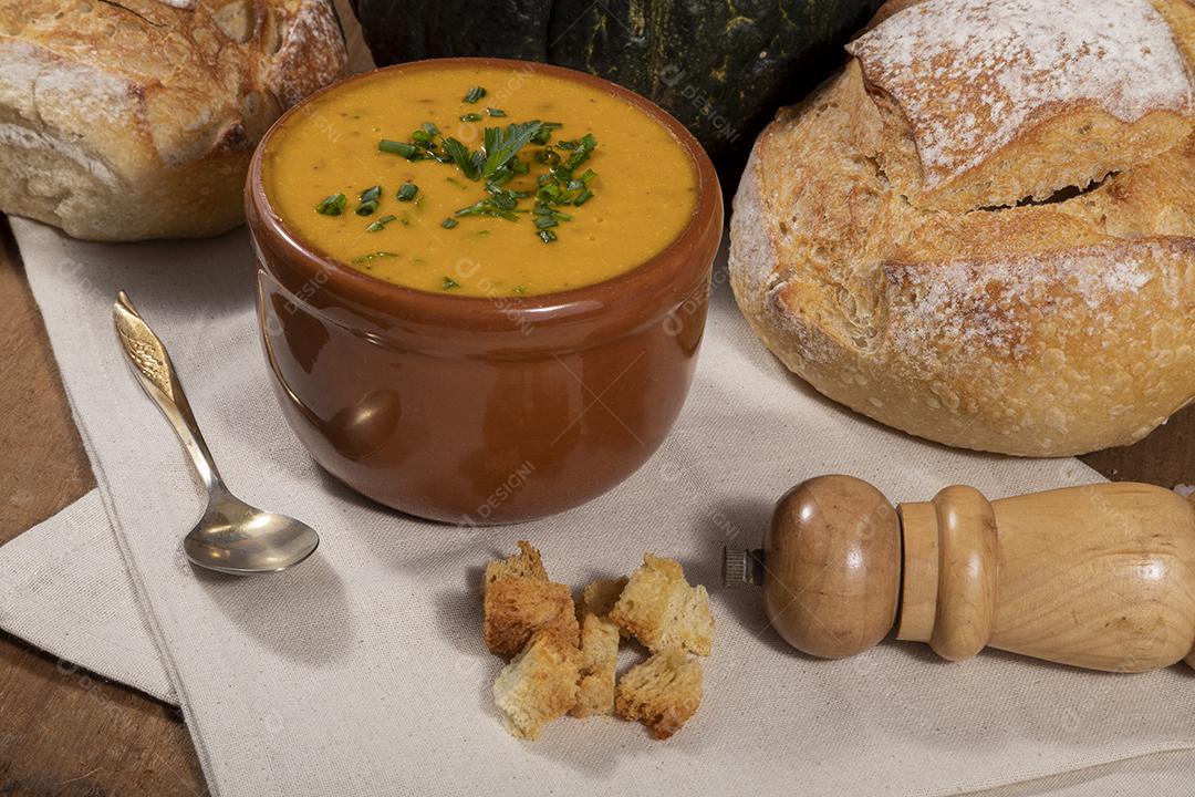 Caldo de Abóbora Imagem JPG