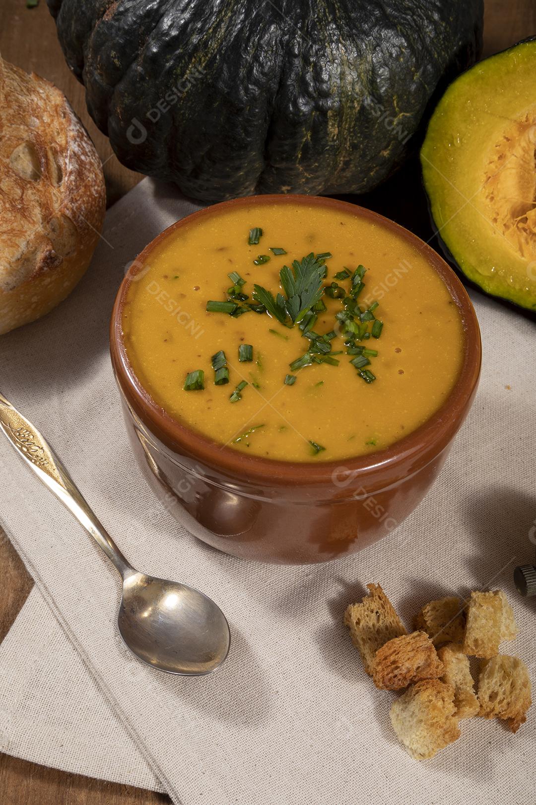 Caldo de Abóbora Imagem JPG