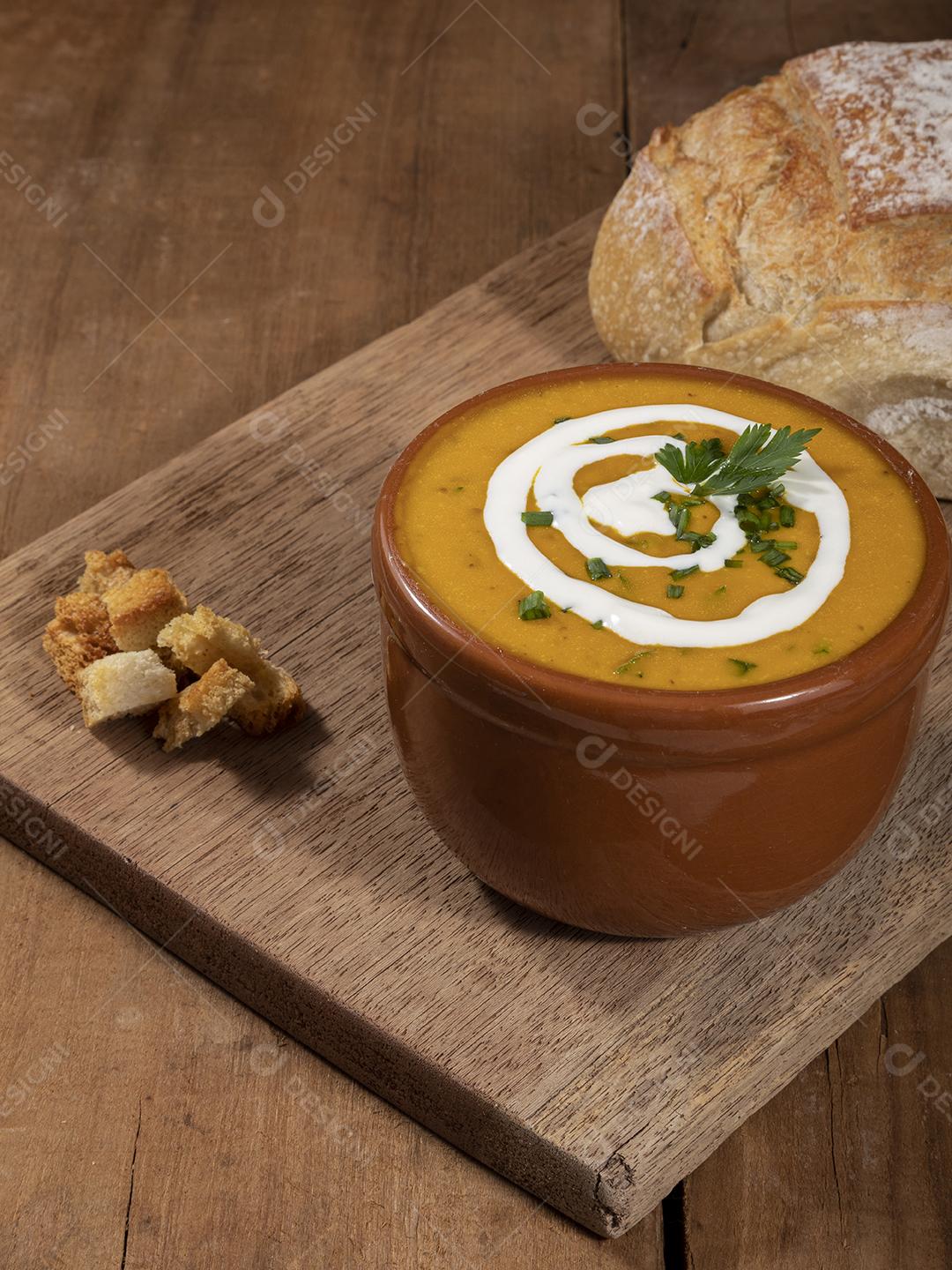 Caldo de Abóbora Imagem JPG