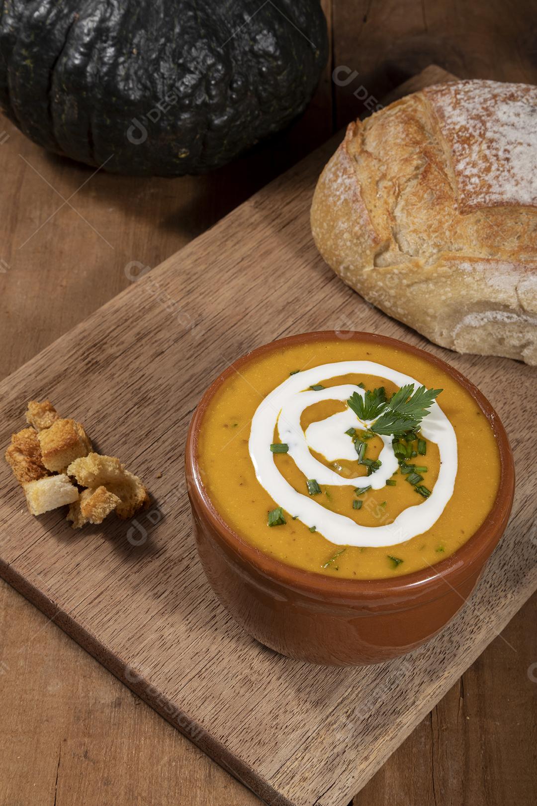 Caldo de Abóbora Imagem JPG