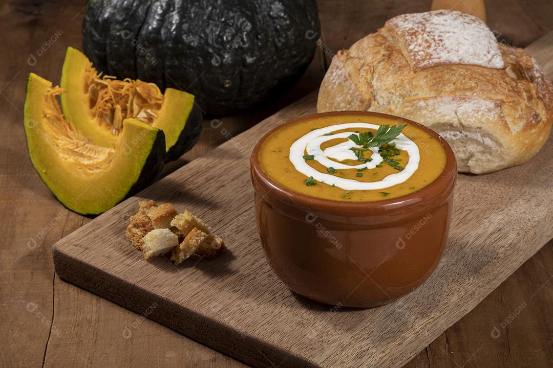 Caldo de Abóbora Imagem JPG