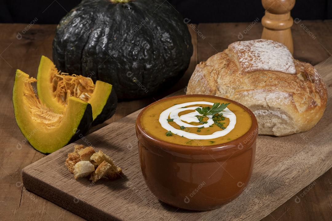 Caldo de Abóbora Imagem JPG