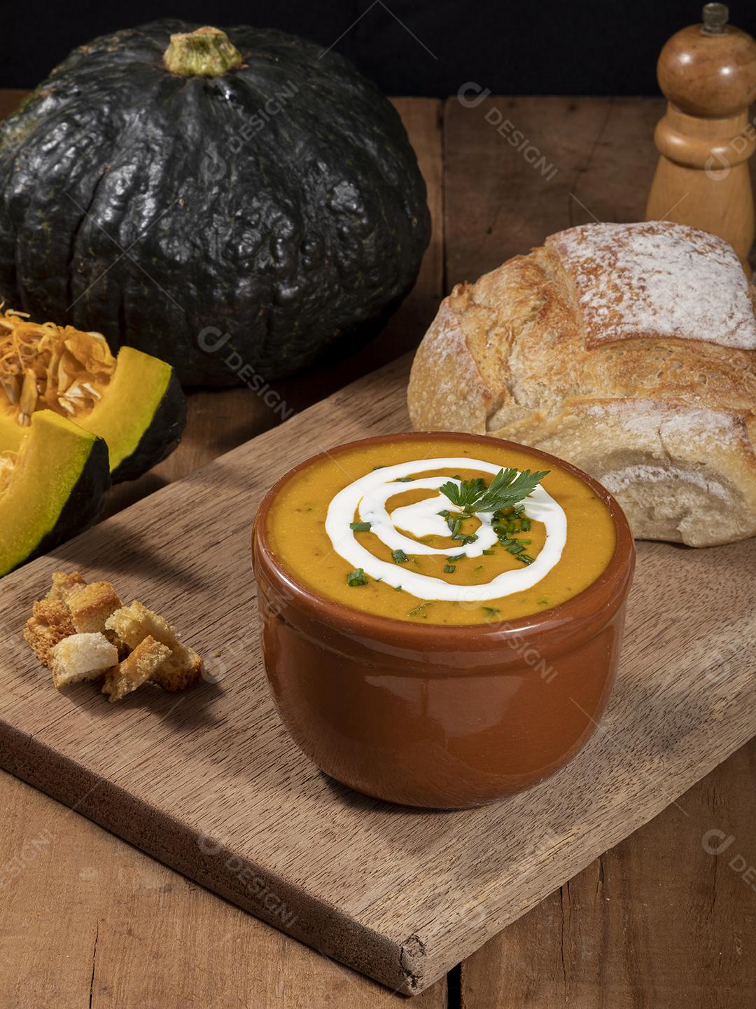 Caldo de Abóbora Imagem JPG