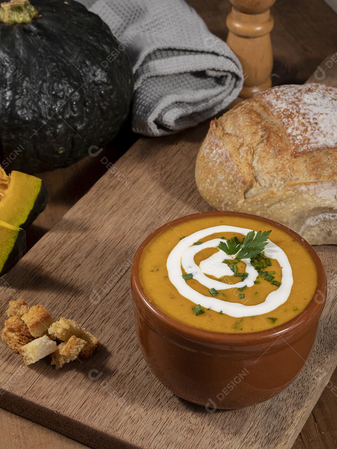 Caldo de Abóbora Imagem JPG