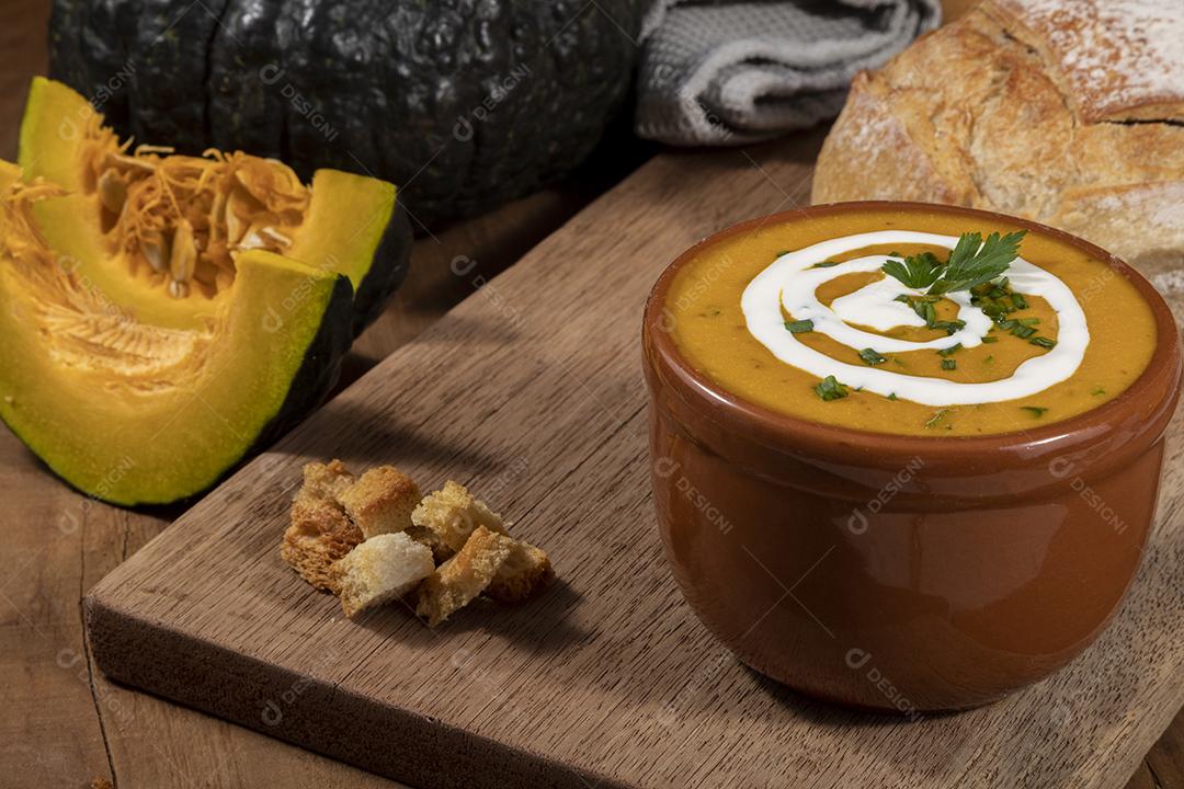 Caldo de Abóbora Imagem JPG