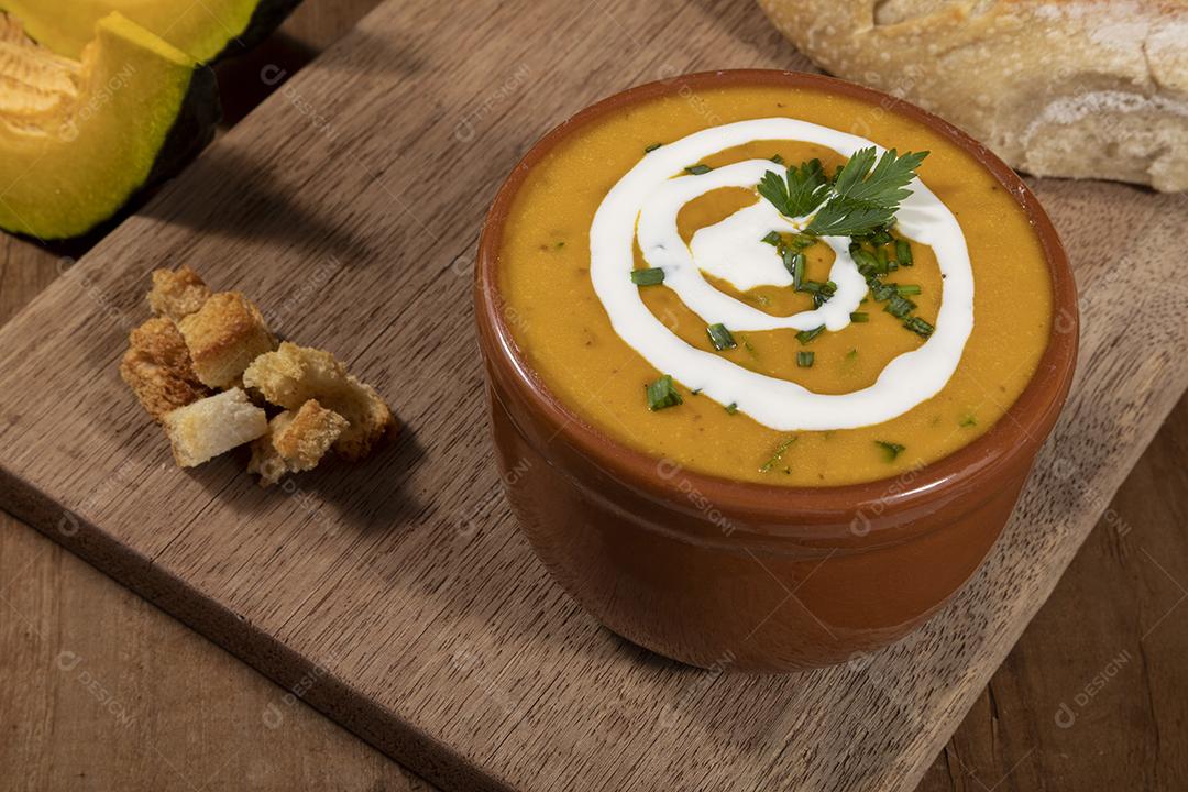 Caldo de Abóbora Imagem JPG