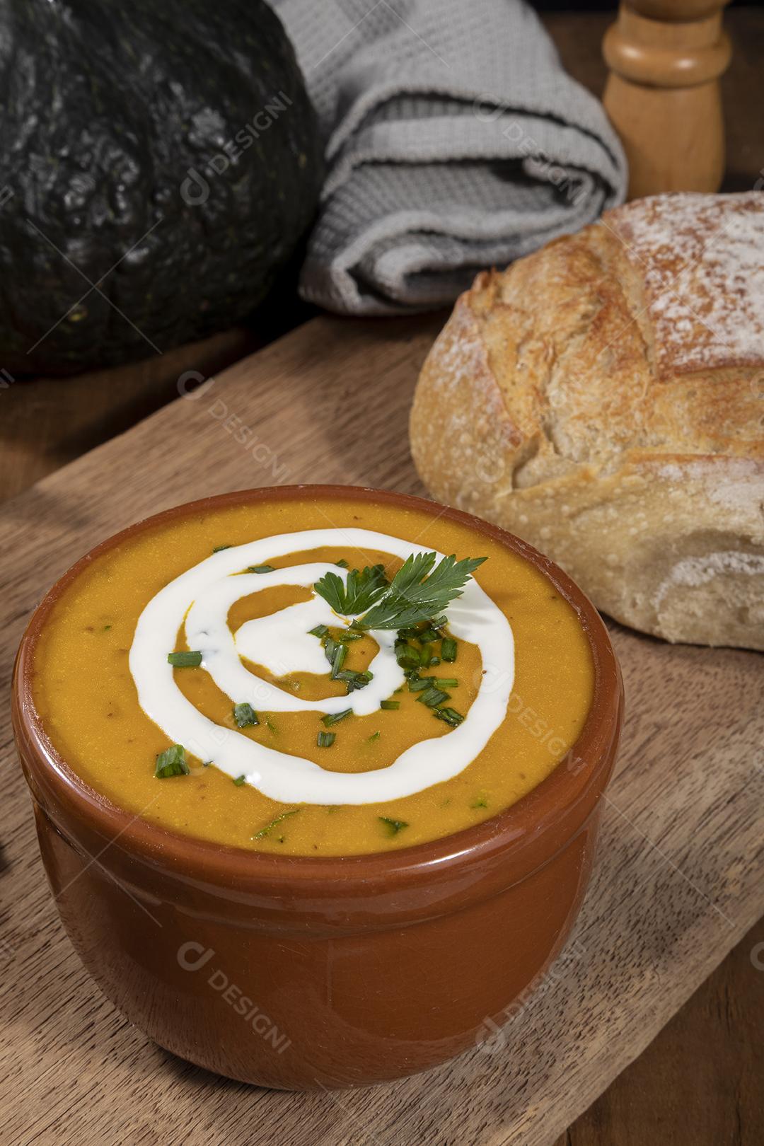 Caldo de Abóbora Imagem JPG