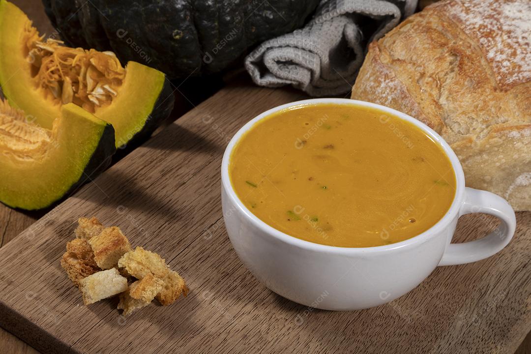 Caldo de Abóbora Imagem JPG