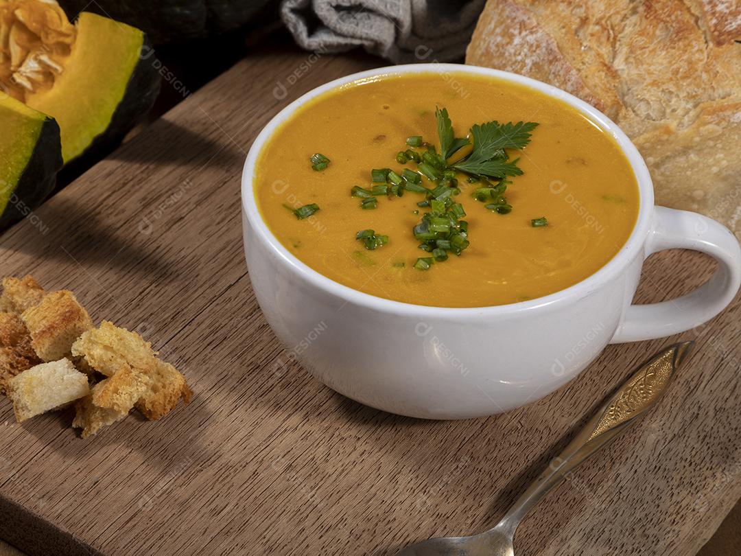 Caldo de Abóbora Imagem JPG