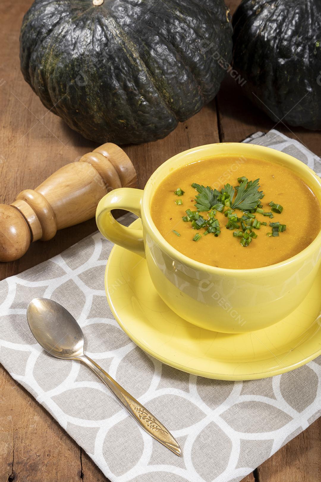 Caldo de Abóbora Imagem JPG
