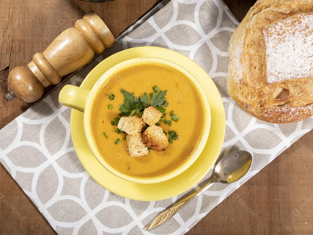 Caldo de Abóbora Imagem JPG