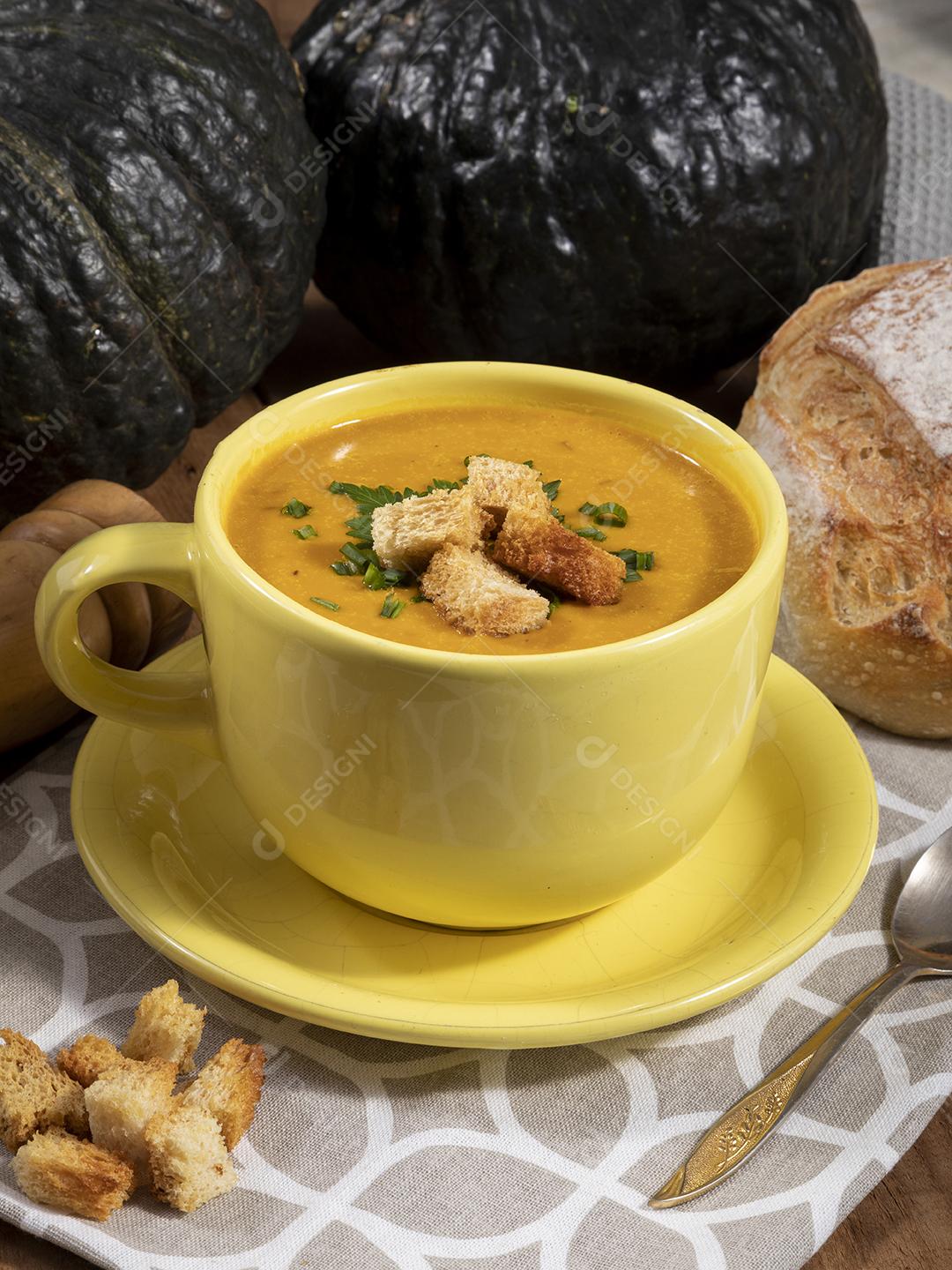 Caldo de Abóbora Imagem JPG