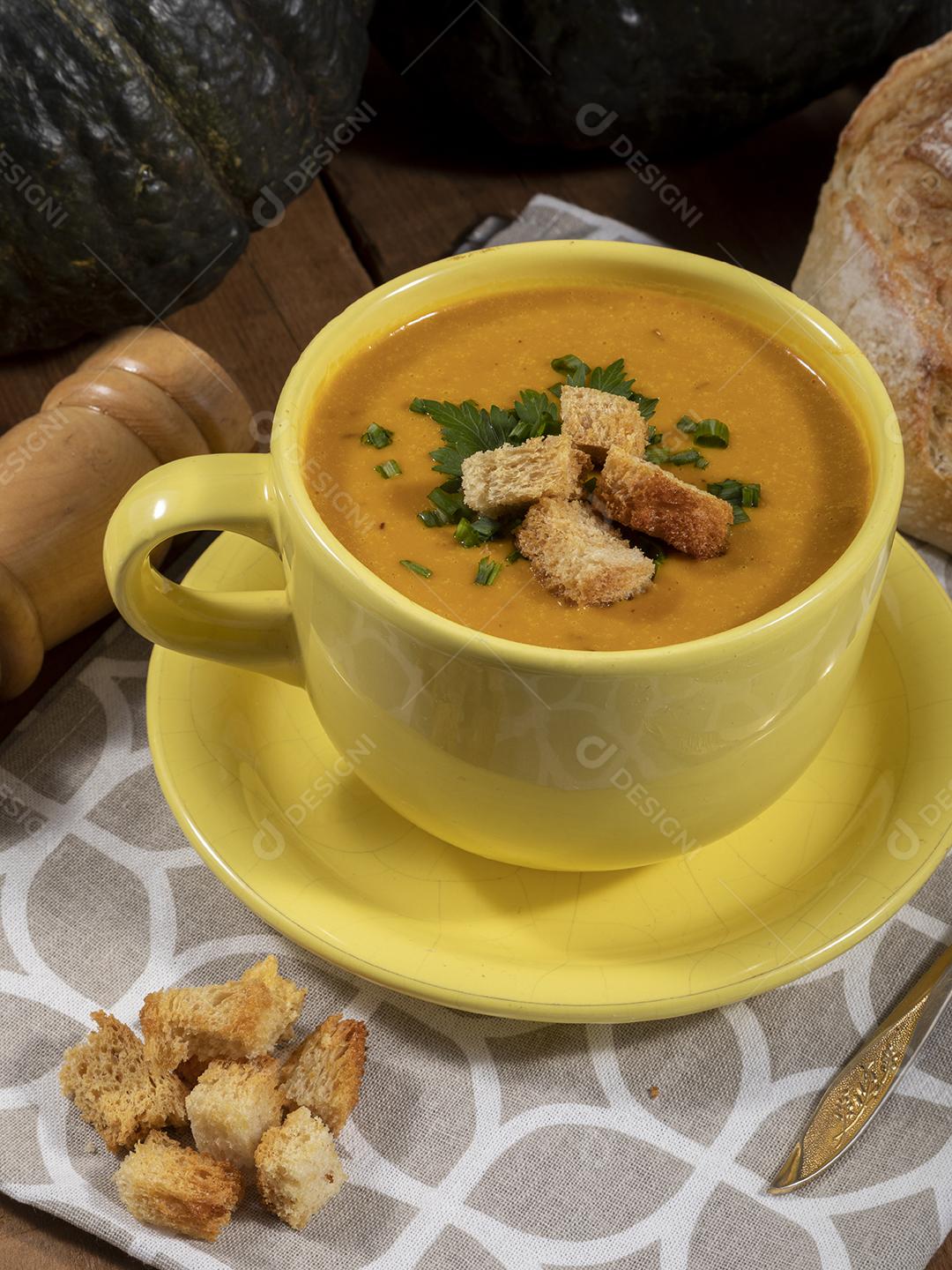 Caldo de Abóbora Imagem JPG