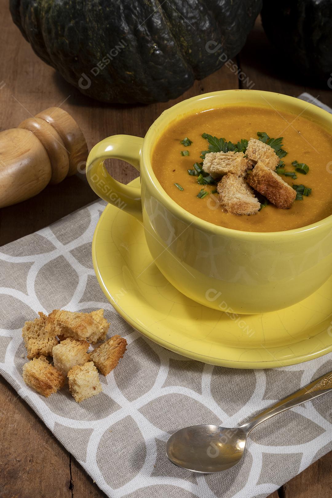 Caldo de Abóbora Imagem JPG