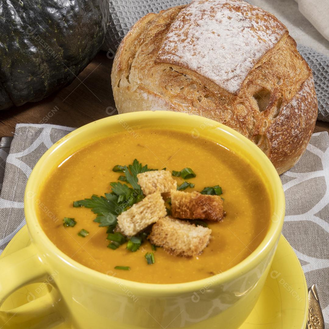 Caldo de Abóbora Imagem JPG