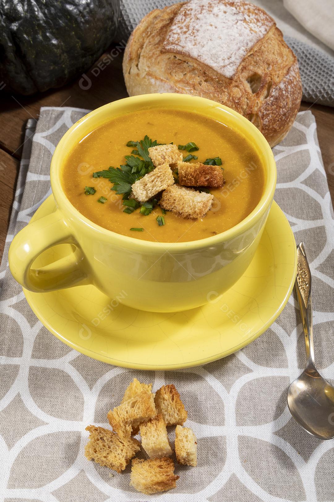 Caldo de Abóbora Imagem JPG