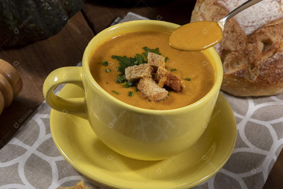 Caldo de Abóbora Imagem JPG