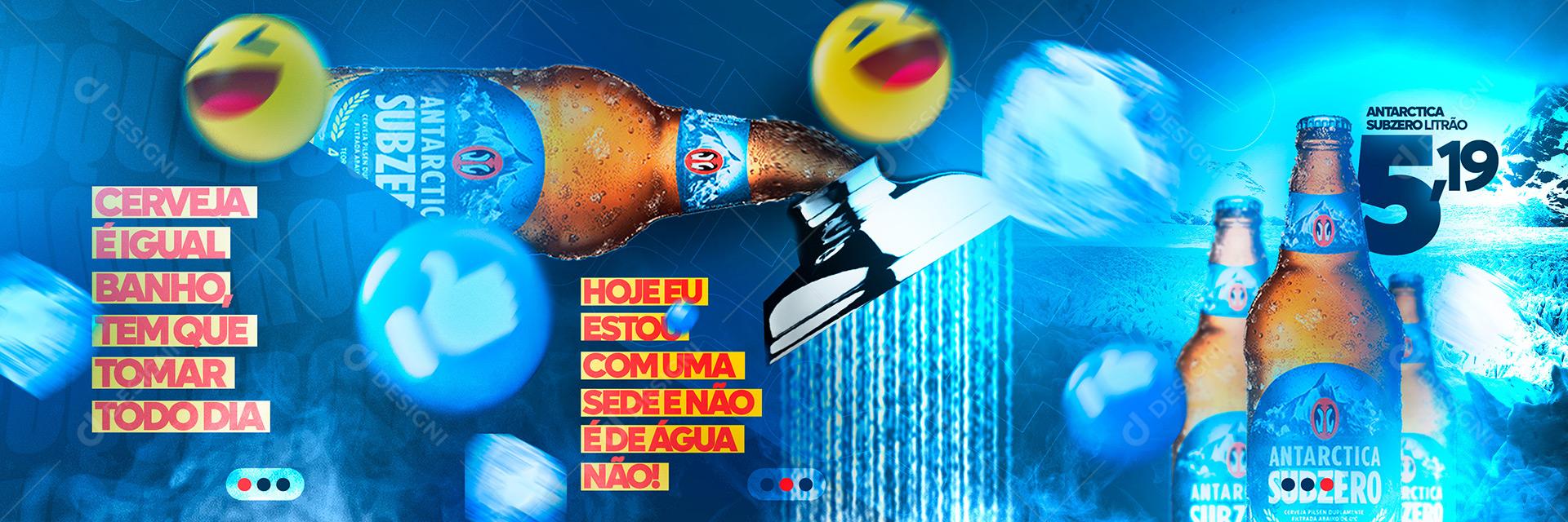 Social Media Cerveja É Igual Banho Tem Que Tomar Todo Dia Cerveja Carrossel  PSD Editável