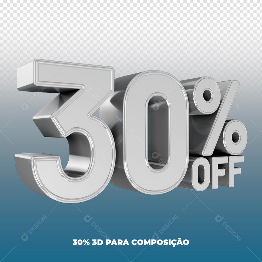 3D Number For Composition 30% Off Editable PSD