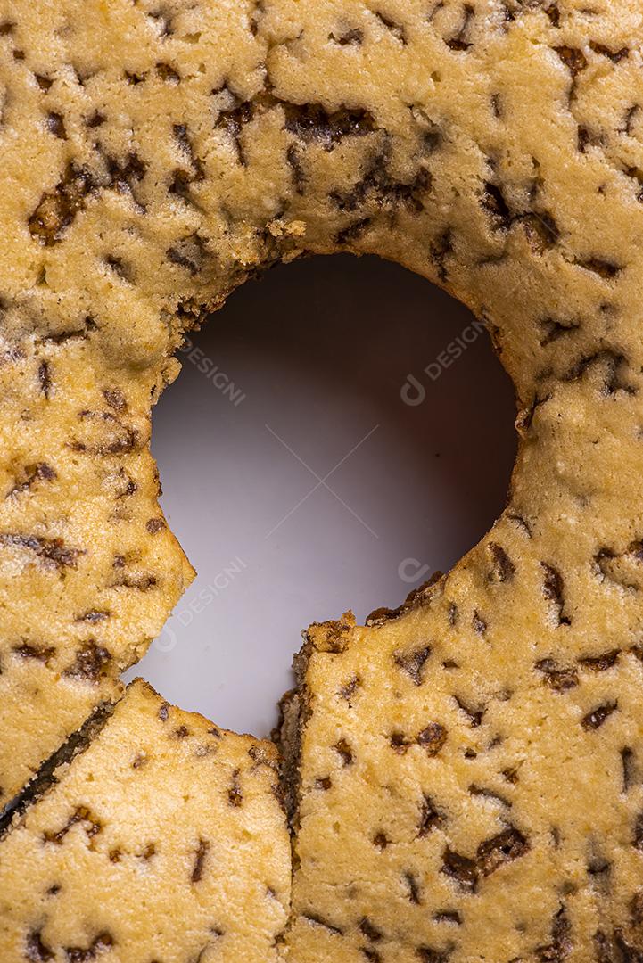 Bolo tradicional brasileiro chamado Bolo Formigueiro. Baunilha JPG