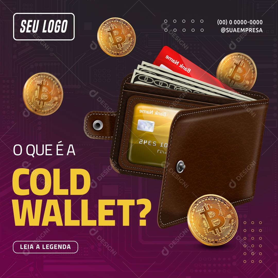 O Que é a Cold Wallet Social Media PSD Editável
