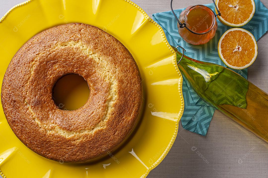 Bolo de laranja caseiro JPG