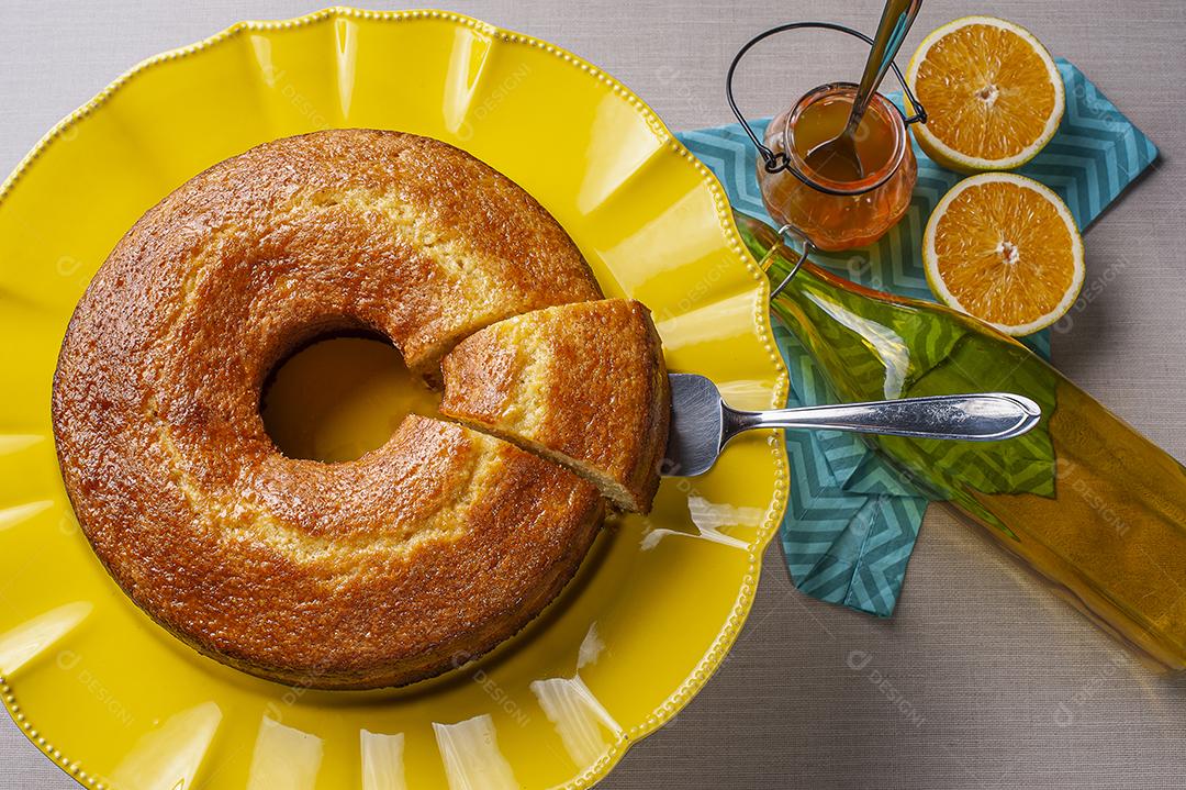 Bolo de laranja caseiro JPG