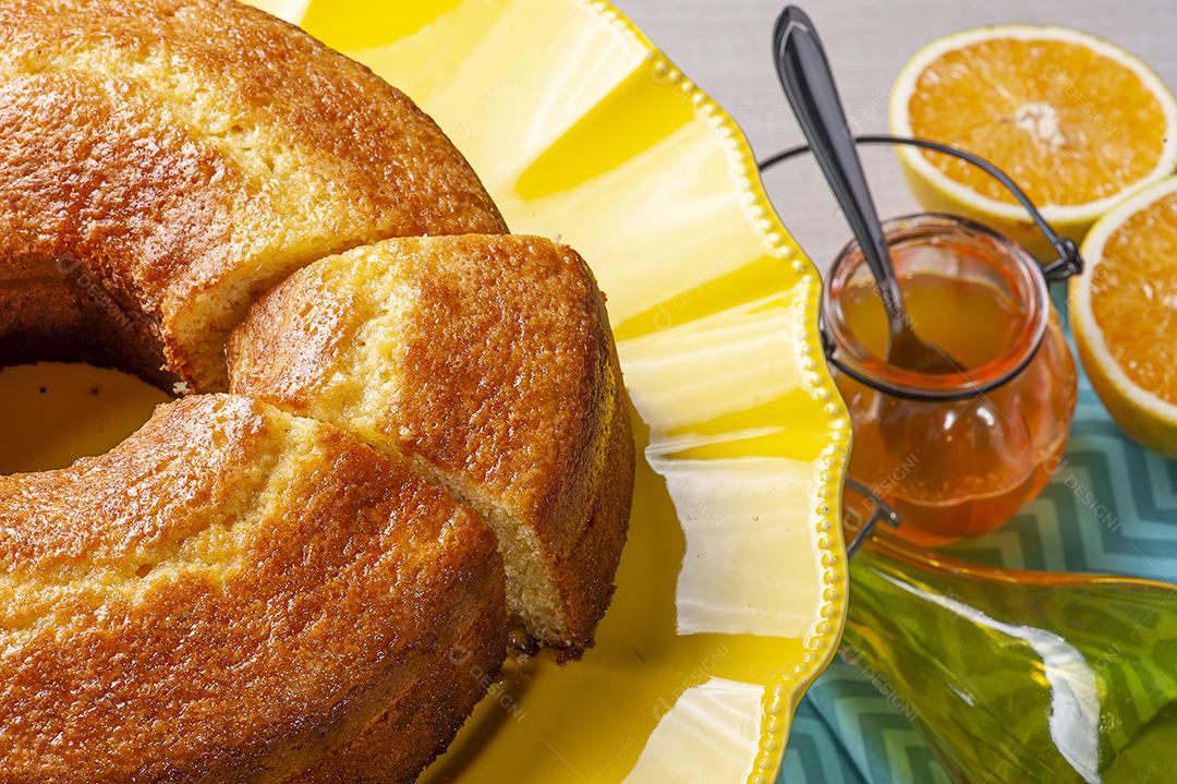 Bolo de laranja caseiro JPG