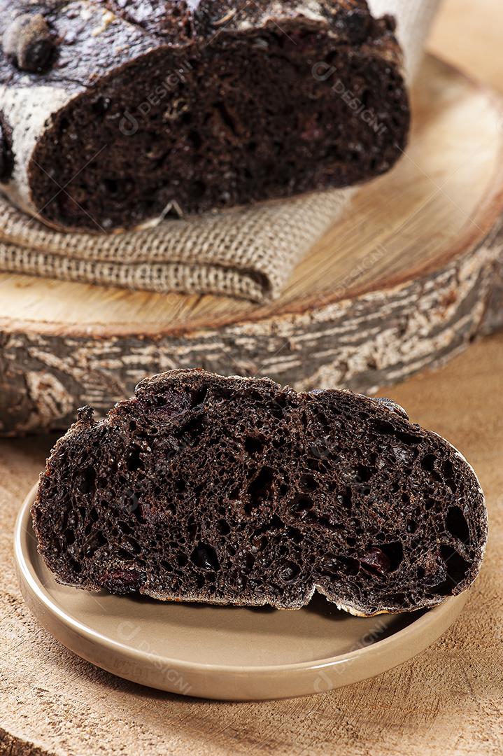 cacau fermentação natural italiana. Com geleia de frutas vermelhas JPG