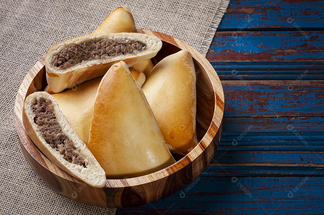 Carne sfiha. Prato árabe típico que foi adaptado para Brasil JPG