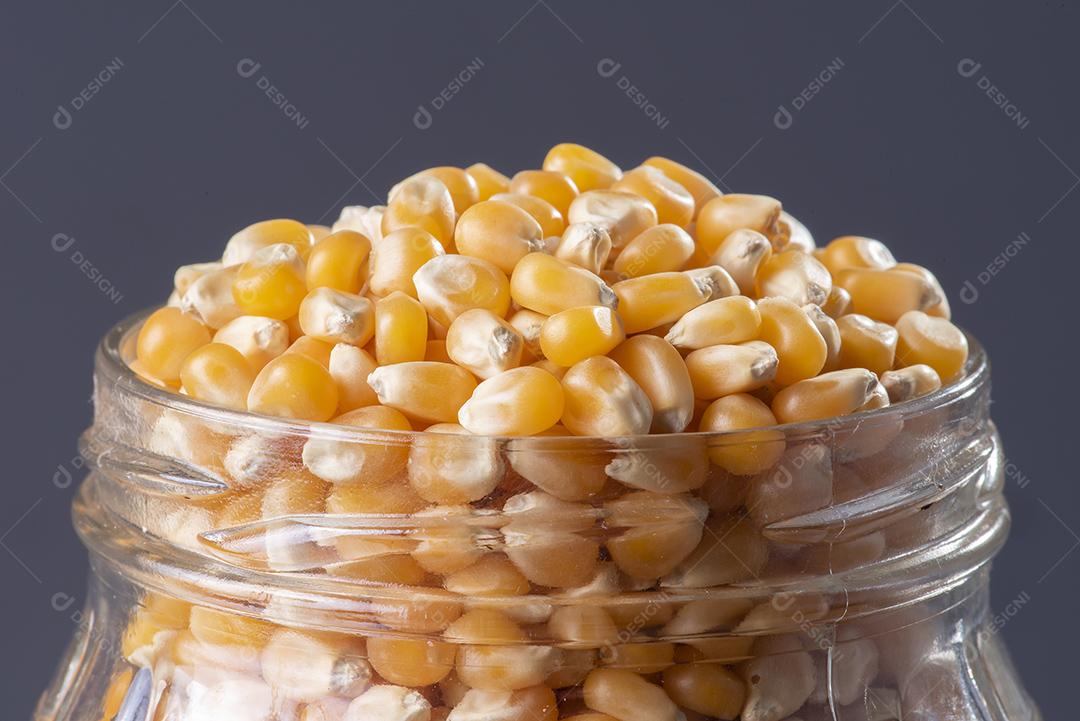 Grãos de milho cru (Sementes de Pipoca) JPG