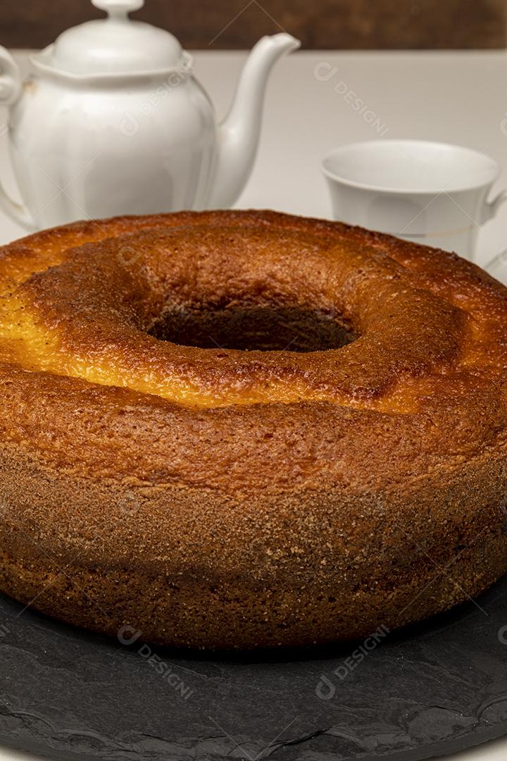 Comida Bolo de iogurte natural com canela Imagem JPG