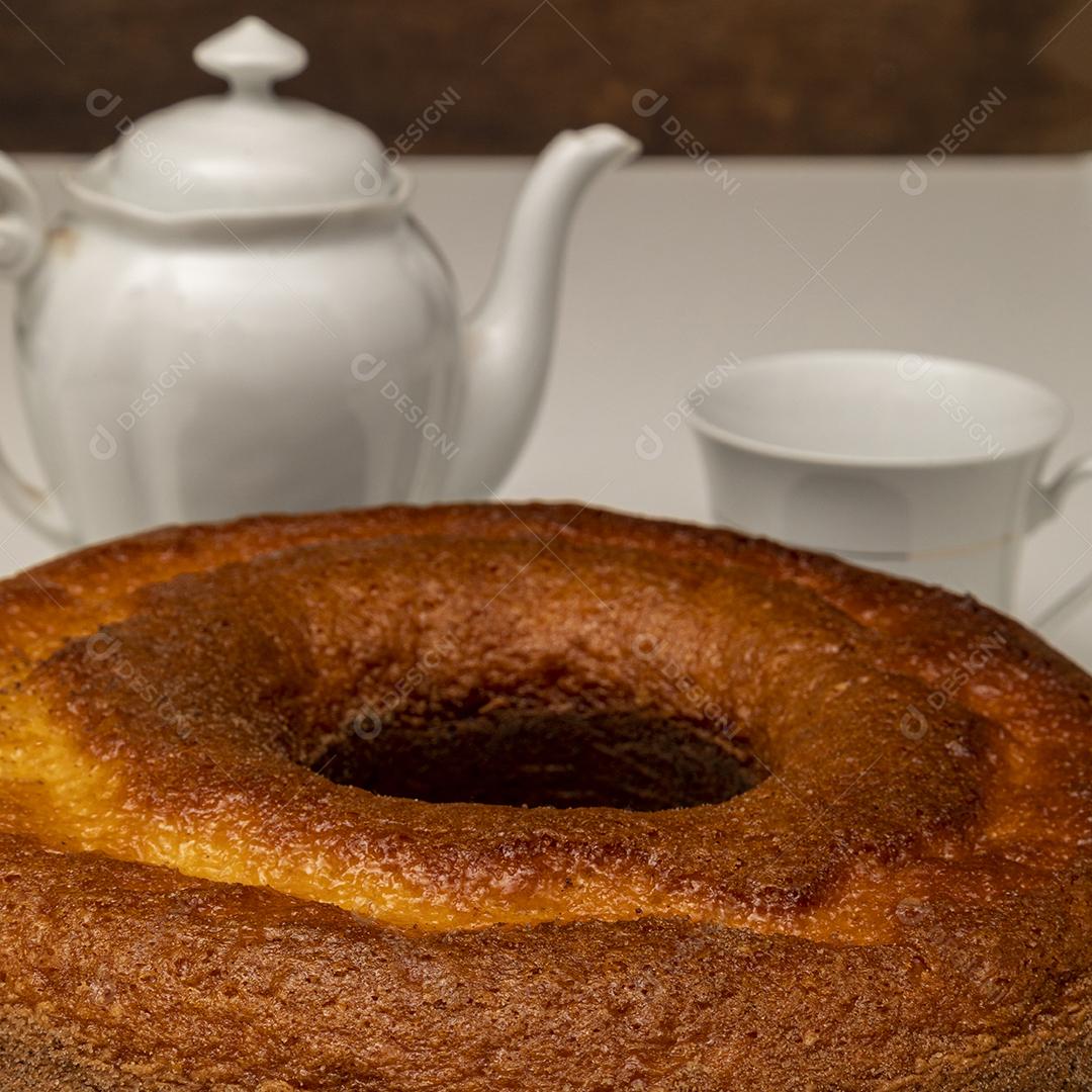 Comida Bolo de iogurte natural com canela Imagem JPG