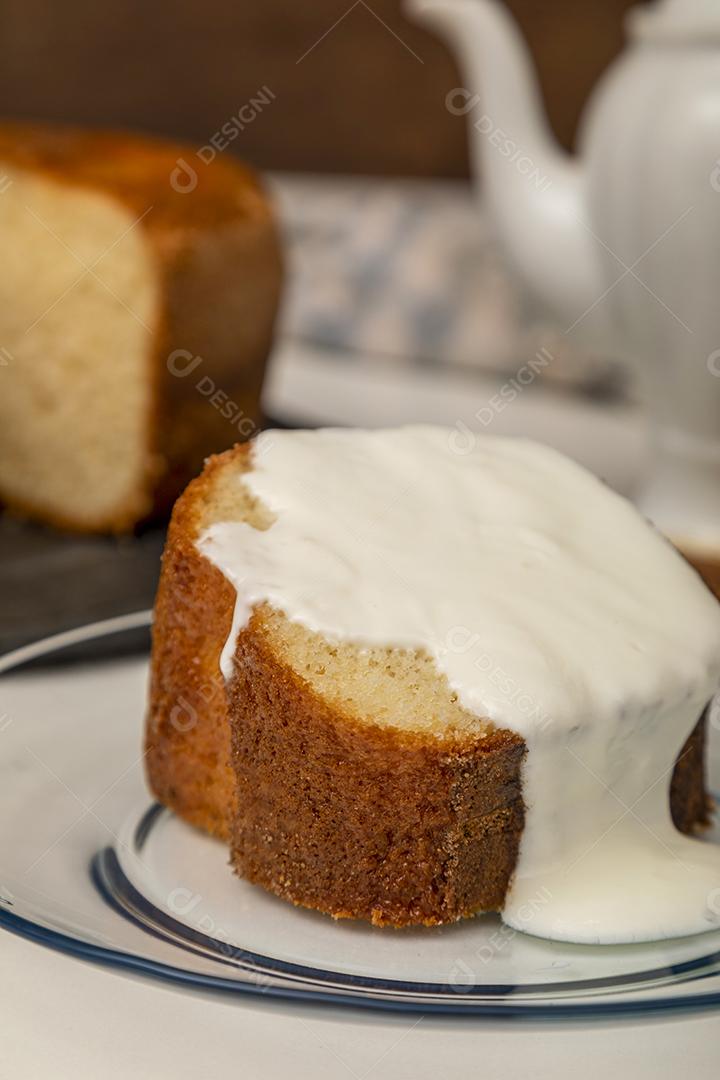 Comida Bolo de iogurte natural com canela Imagem JPG