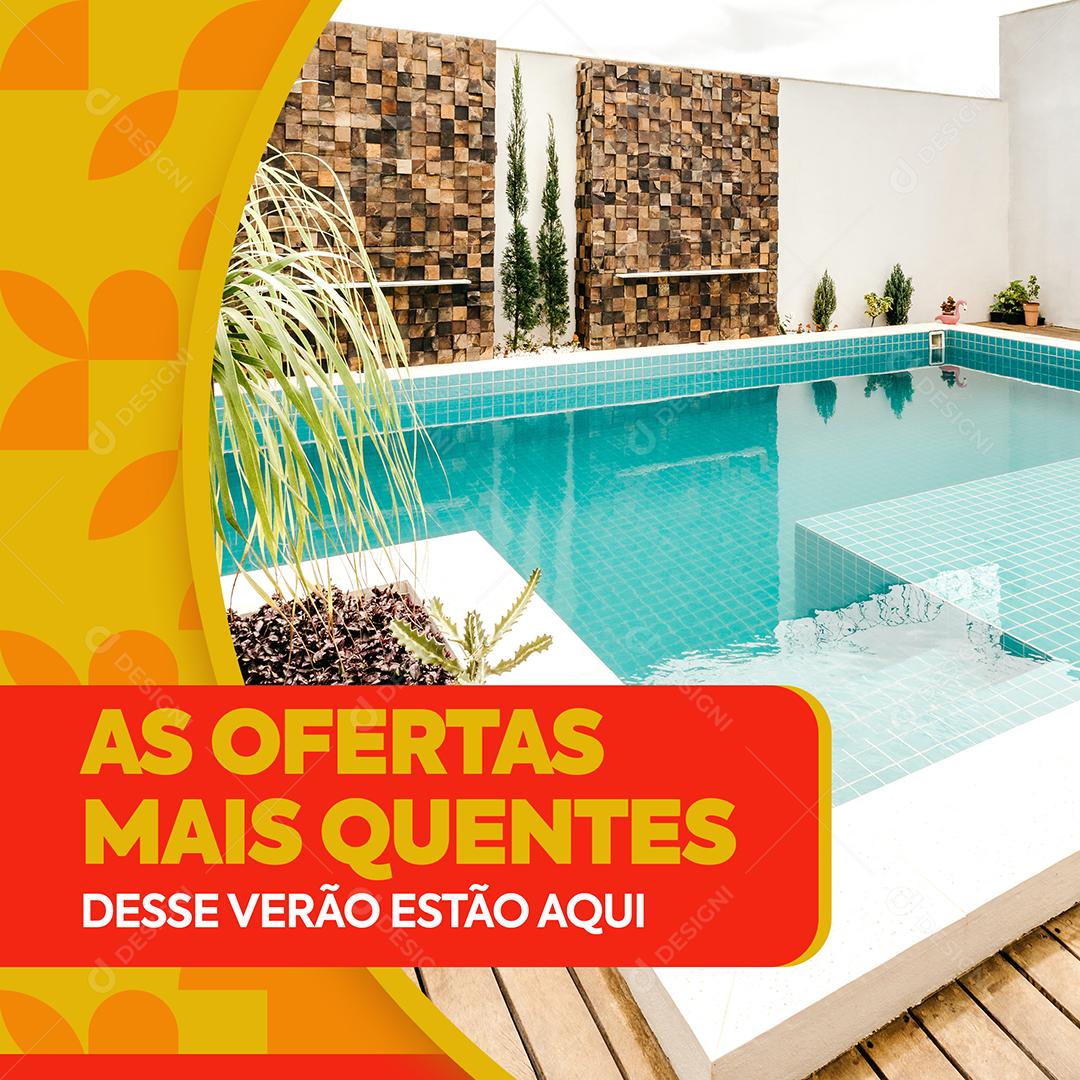 Social Media As ofertas mais quentes desse verão estão aqui Construção PSD Editável